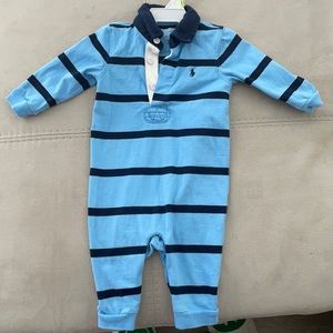 Polo striped onesie